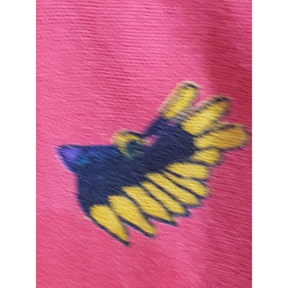 Adobe Rose Vintage 90s Womens Blouse Button Up Shirt Red Western Cowboys L - Picture 8 of 10